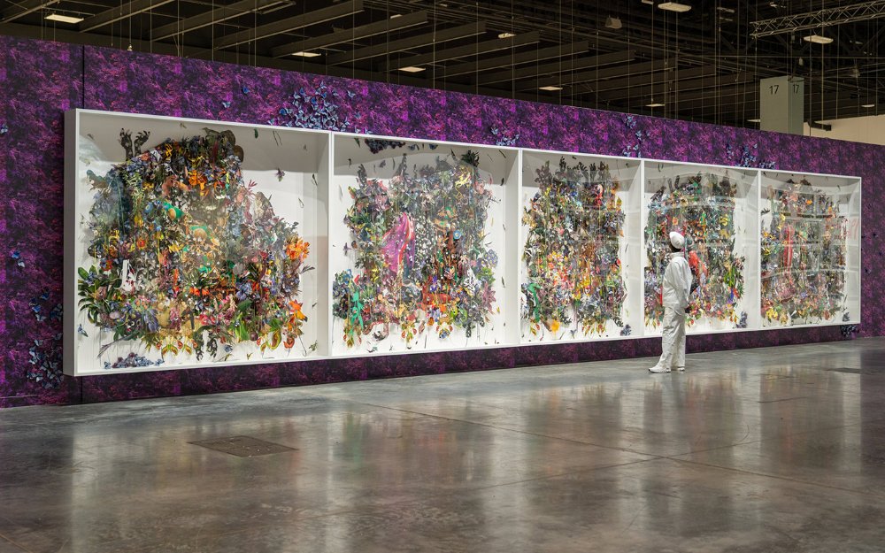 Exposição de arte Meridians Public Interactions, cortesia da Art Basel