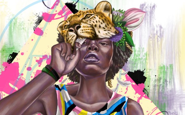 Arte vibrante e dinâmica de NateDee, Channeling Change